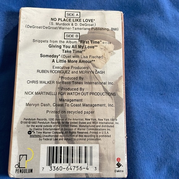 Music Cassette,1992,Chris Walker - Picture 2 of 2